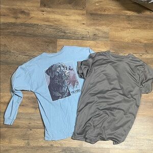 New Mix Blue and Gray Kids Shirts